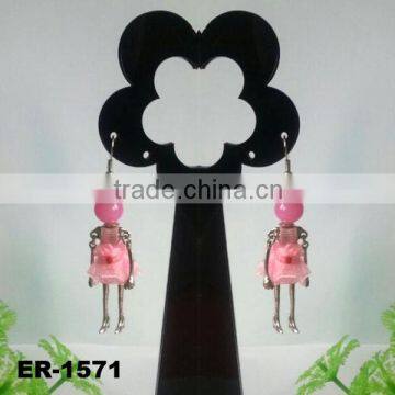 New Arrival Fashion Dress girl french doll drop earring