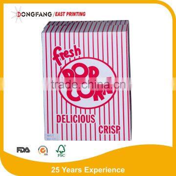 paper popcorn box Manufacturer custom printedpaper popcorn box