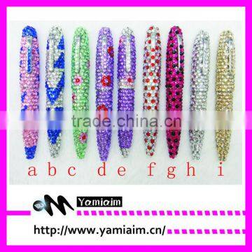 Rhinestone pen supplier crystal ball pen