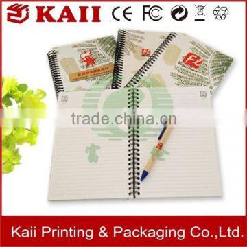 strict quality control spiral notebook with colored paper factory in China