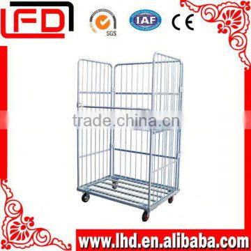 galvanized steel wire mesh roll cage Suitable for double stacking