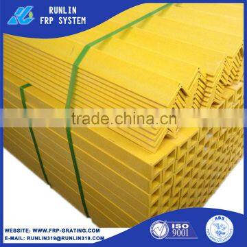 smooth surface frp fiberglass equal angle