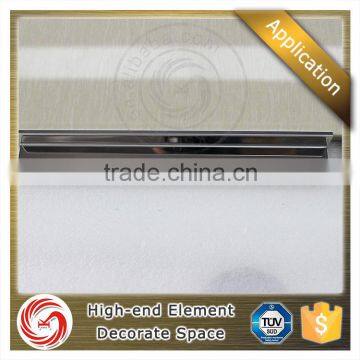 Stainless Steel Floor Transition Profiles Metal Expansion Joints for Marble Edge