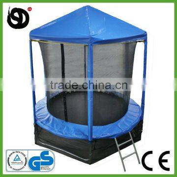 Kids Toys Body Builder Bungee Trampoline With Roof Rain Covers