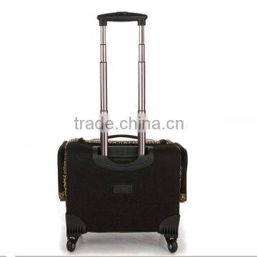 China Wholesale pu Leather Trolley Luggage Factory,light Weight Clothing Storage Box,multifunction Suitcase photo-3