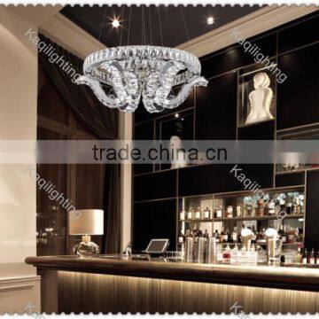 New Modern Clear K9 Crystal LED Pendant Lamp Fixture Chandelier photo-3