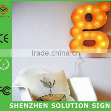Direct Factory of Fairground and Wedding Site Water Proof Decorative Metal LED 3D Letter