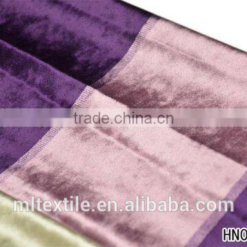 polyester yarn dyed velvet sofa fabric