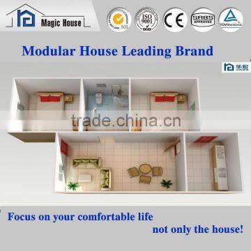 Easy and Fast Assembly Luxury Low Cost Two Bedroom Small Modern House Designs Supplier's Choice photo-2