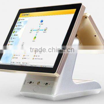 POSBW1511 Full Metal Jacket Durable 15 Inch 5 Wire Resistive Touch Screen All In One POS Machine