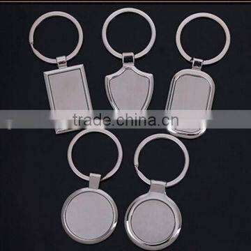Cheap Round Custom Metal Blank Keychain for Wholesale photo-2