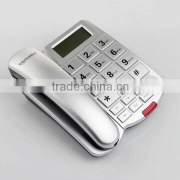 Wholesale wired big button caller id desk phones