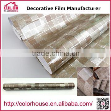 Factory wholesale decorative pvc self adhesive film 1.22M*50M                        
                                                                                Supplier's Choice