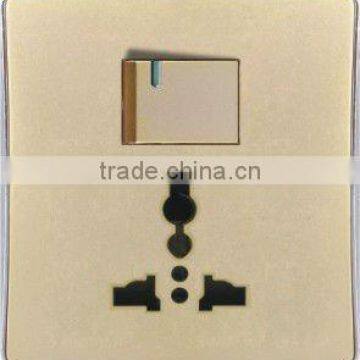One Gang MF Socket Wall Switch
