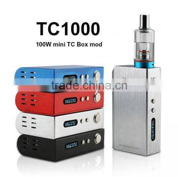 TC1000 temp. control 0.1 sub ohm 100 watt box mod