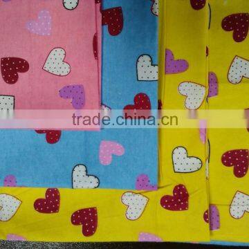 wholesale CVC printed flannel fabrics for pajama