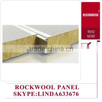 factory price Rockwool / glasswool soundproof sandwich panel for partition wall