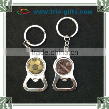 Custom promotional items bottle opener keychain, key chain