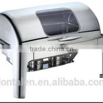 Update International Stainless Steel Chafer, Buffet Round Chafing Dish Food Warmer photo-5