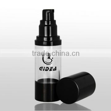 Black Airless Cosmetic Bottles 50ml