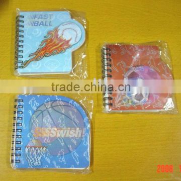 3D sporting notebook