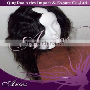 2012 hotsale middle part U-part wig