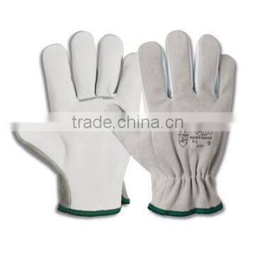 High Quality Split Leather Palm Glove With Reinforcement Stripe
