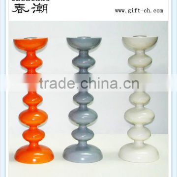 2015 high quality wooden candlesticks , candle holders