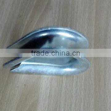 stainless steel material wire rope thimbles din6899a