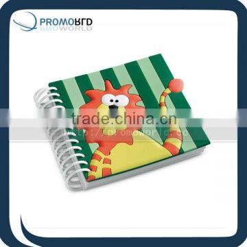 Soft pvc notebook spiral notebook for kids