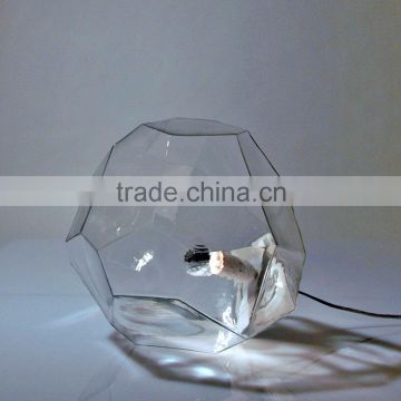 Hanging Light with Transparent Glass Pendant Lamps for Hotel