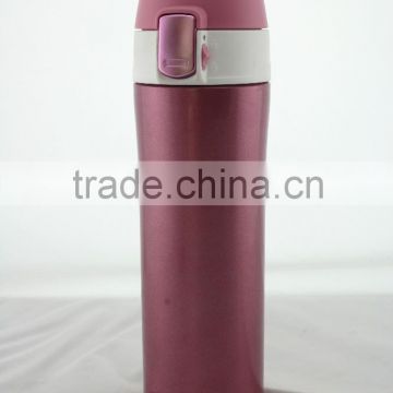 new style double wall stainless steel vacuum thermos flask ,lock cup