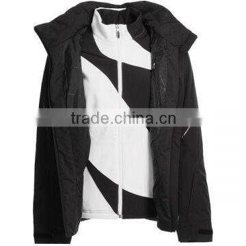 3 in 1 100%polyester womens winter jacket