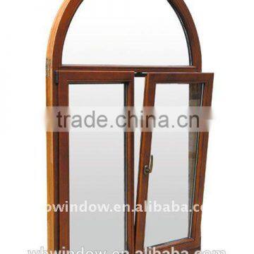 PVC arch window design,pvc tilt and turn window with arch top