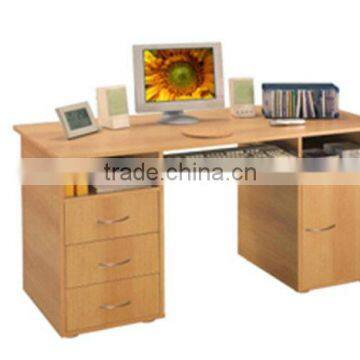 wooden computer desk