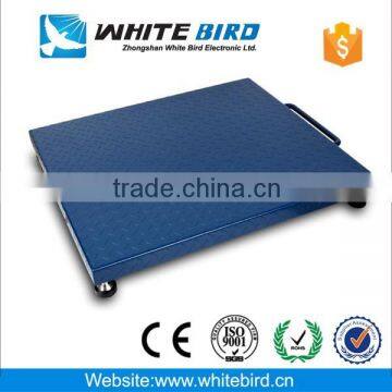 Mild steel industrial electronic floor weighing scale with handle 600kg