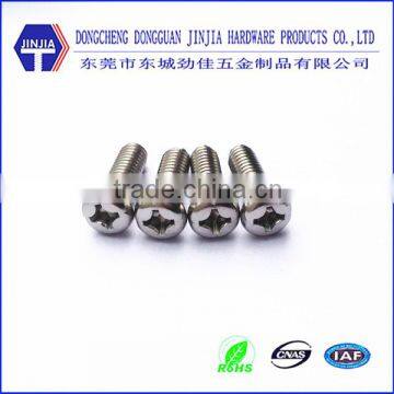 m6*20 din7985 phillips SS pan head screw