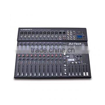 Fidek factory Live Sound dj player music mixer Studio Mixers Analog Reverb effects for Mic / AUX audio mixer