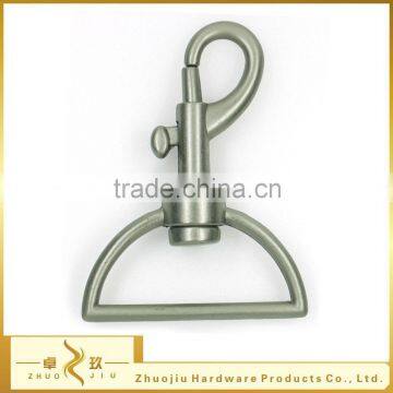 Wholesale metal d ring snap hook for bags