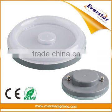 New product 230V plastic material 6W Plastic LED GX53 Lamp