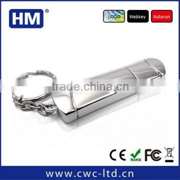 promotional gift custom metal usb flash drive 64gb
