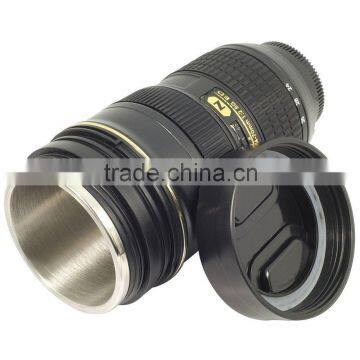 Camera Lens Cup Coffee Tea Mug 24-70mm with Stainless Steel Mug Interior