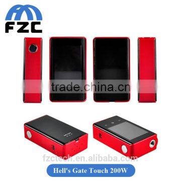 Wholesale Touch screen box mod hell gate 200w tc mini mod