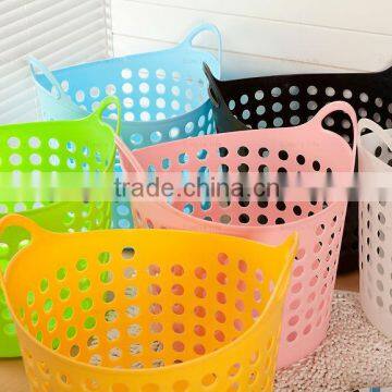 Plastic vegetable baskets,supermarks shopping basket,PE bucket,REACH