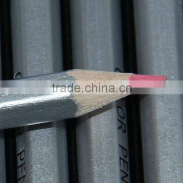 2014 New Products Wooden Color Pencil With End Dip/ Sliver Printed Color Pencil /color Pencil in Tin Box photo-5