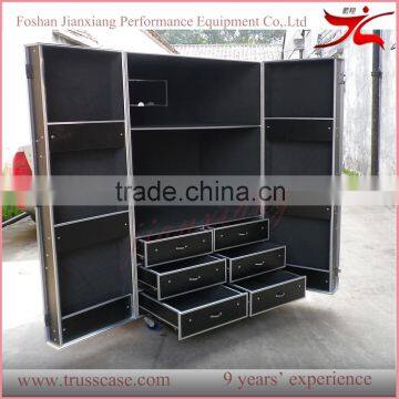 Aluminum flight case drawer with EVA inner