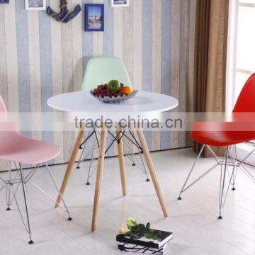 Home furniture hot sale plastic chair with aluminum legs