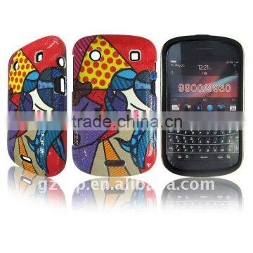 DESIGN PHONE CASE FOR BLACKBERRY 9900 COMBO CASE