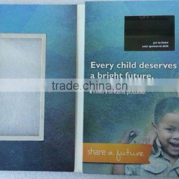 2014 Latest 2.8" TFT lcd video promotion brochure cards, 2.8" video greeting card