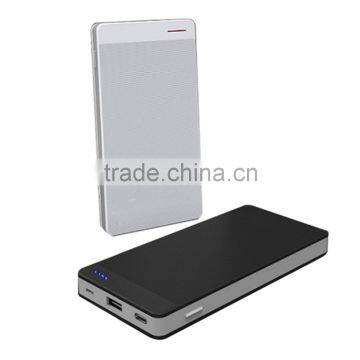 2017 new technology QC 2.0 power bank 10000mAh